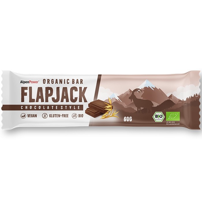 Ekologisk Flapjack bar – Chokladsmak 60g