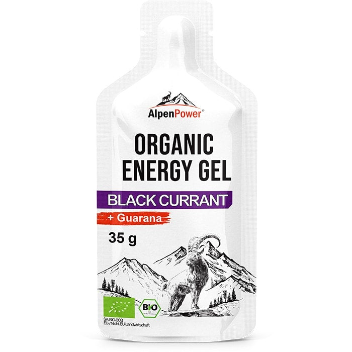 Ekologisk Energigel – Svart vinbär + Guarana 35g