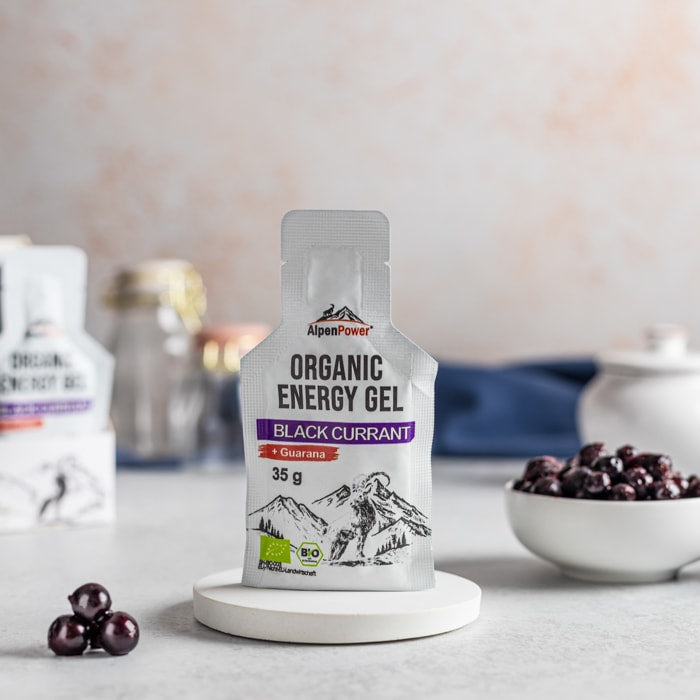 Ekologisk Energigel – Svart vinbär + Guarana 35g