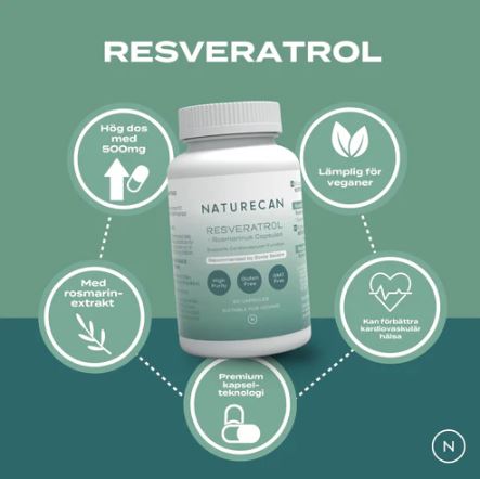 Resveratrol + Rosmarin - Kapslar