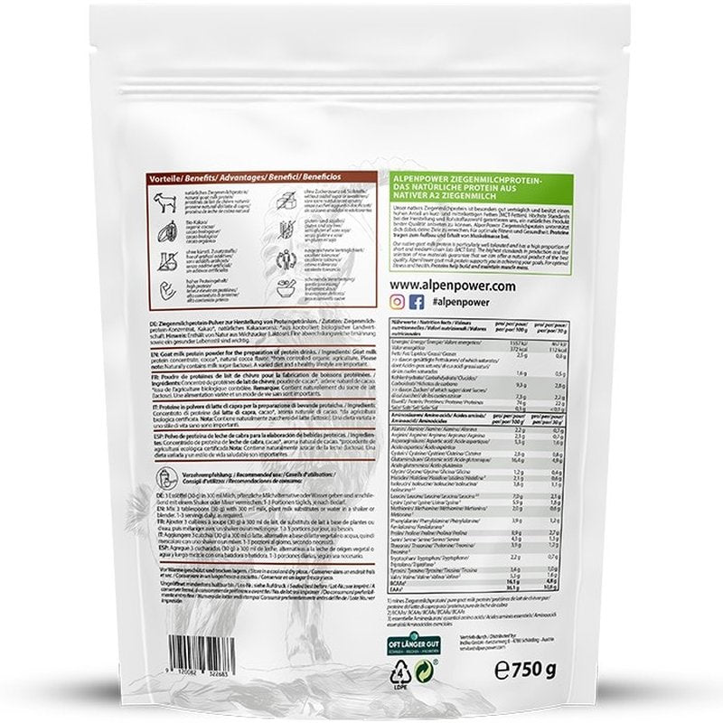 Getprotein av högsta kvalitet, Choklad - 750g