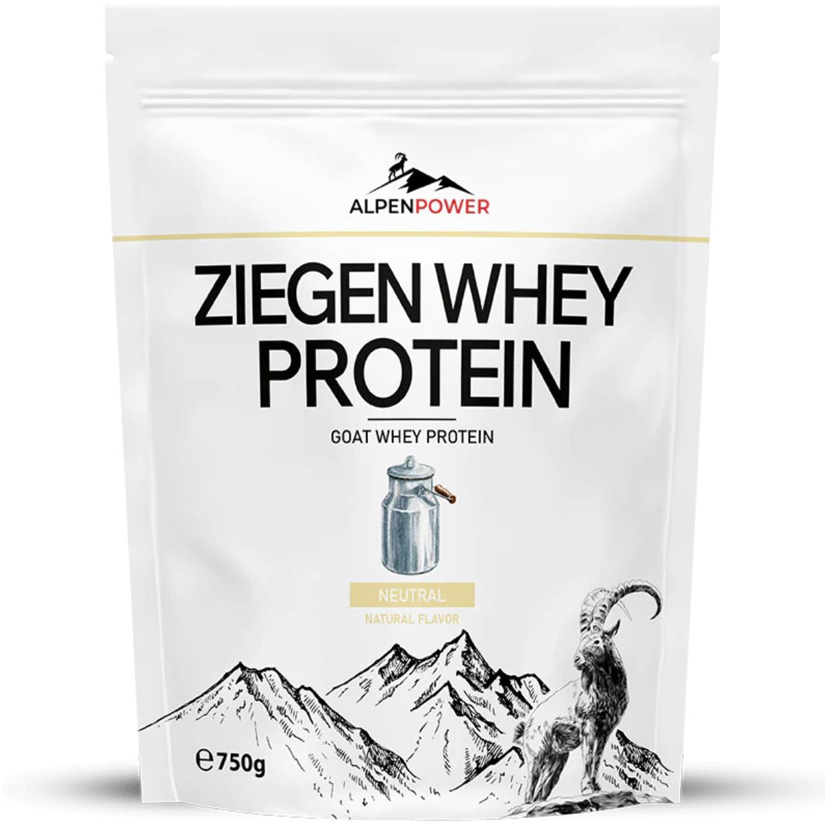 Getvassleprotein av högsta kvalitet, Naturell - 750g