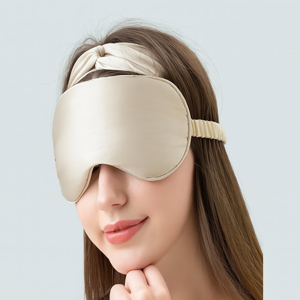 Sovmask i 100% Mullbärssiden